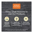 World Centric TPLA Compostable Cutlery, Knife, 6.7", White, 1,000/Carton