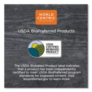 World Centric TPLA Compostable Cutlery, Fork, 6.3", White, 1,000/Carton
