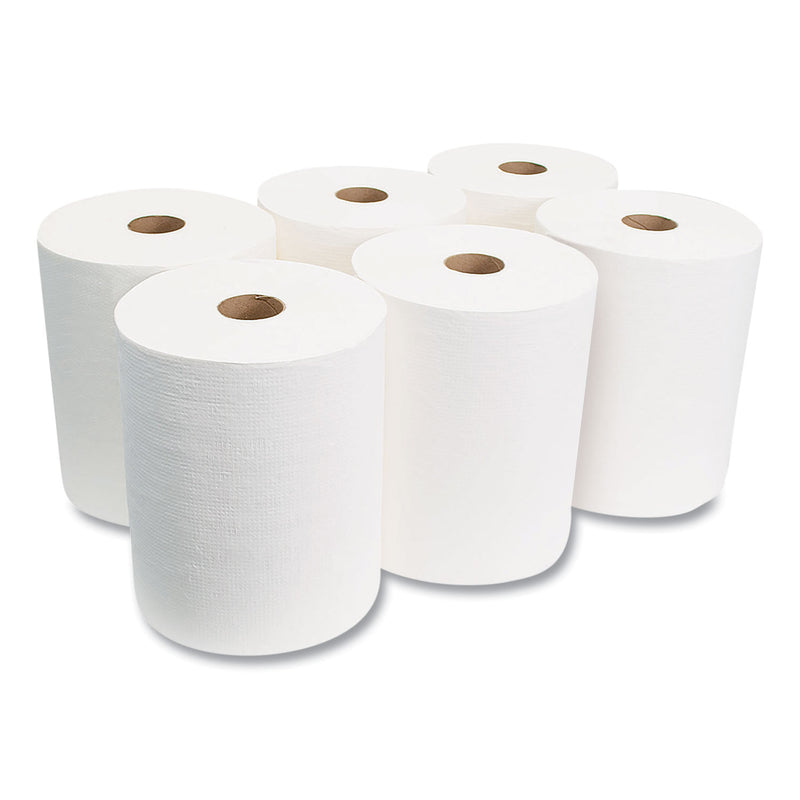 Morcon Tissue 10 Inch TAD Roll Towels, 10" x 700 ft, White, 6/Carton