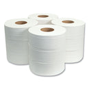 Morcon Tissue Jumbo Bath Tissue, Septic Safe, 2-Ply, White, 3.3" x 1,000 ft, 12/Carton