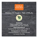 World Centric TPLA Compostable Cutlery, Fork, 6.3", White, 1,000/Carton