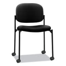 HON VL606 Stacking Guest Chair without Arms, Supports Up to 250 lb, Black