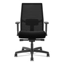 HON Ignition 2.0 4-Way Stretch Mid-Back Mesh Task Chair, Supports Up to 300 lb, 17" to 21" Seat Height, Black