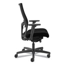 HON Ignition 2.0 4-Way Stretch Mid-Back Mesh Task Chair, Supports Up to 300 lb, 17" to 21" Seat Height, Black
