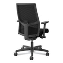HON Ignition 2.0 4-Way Stretch Mid-Back Mesh Task Chair, Supports Up to 300 lb, 17" to 21" Seat Height, Black