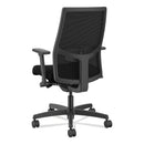 HON Ignition 2.0 4-Way Stretch Mid-Back Mesh Task Chair, Supports Up to 300 lb, 17" to 21" Seat Height, Black