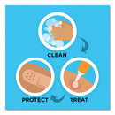 BAND-AID Antibiotic Adhesive Bandages, Assorted Sizes, 20/Box