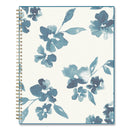 Blue Sky Bakah Blue Academic Year Weekly/Monthly Planner, Floral Artwork, 11 x 8.5, Blue/White Cover, 12-Month (July-June): 2022-2023