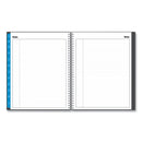 Blue Sky Collegiate Academic Year Weekly/Monthly Planner, 11 x 8.5, Charcoal Cover, 12-Month (July to June): 2022 to 2023