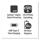 Morpheus 360 ECLIPSE 360 ANC Wireless Noise Cancelling Headphones, 4 ft Cord, Black