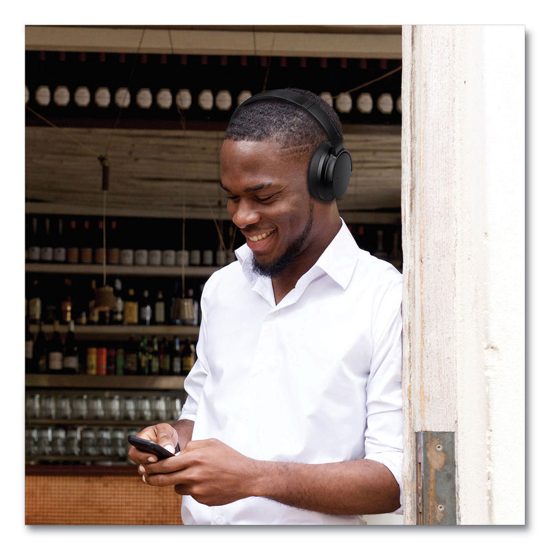 Morpheus 360 ECLIPSE 360 ANC Wireless Noise Cancelling Headphones, 4 ft Cord, Black