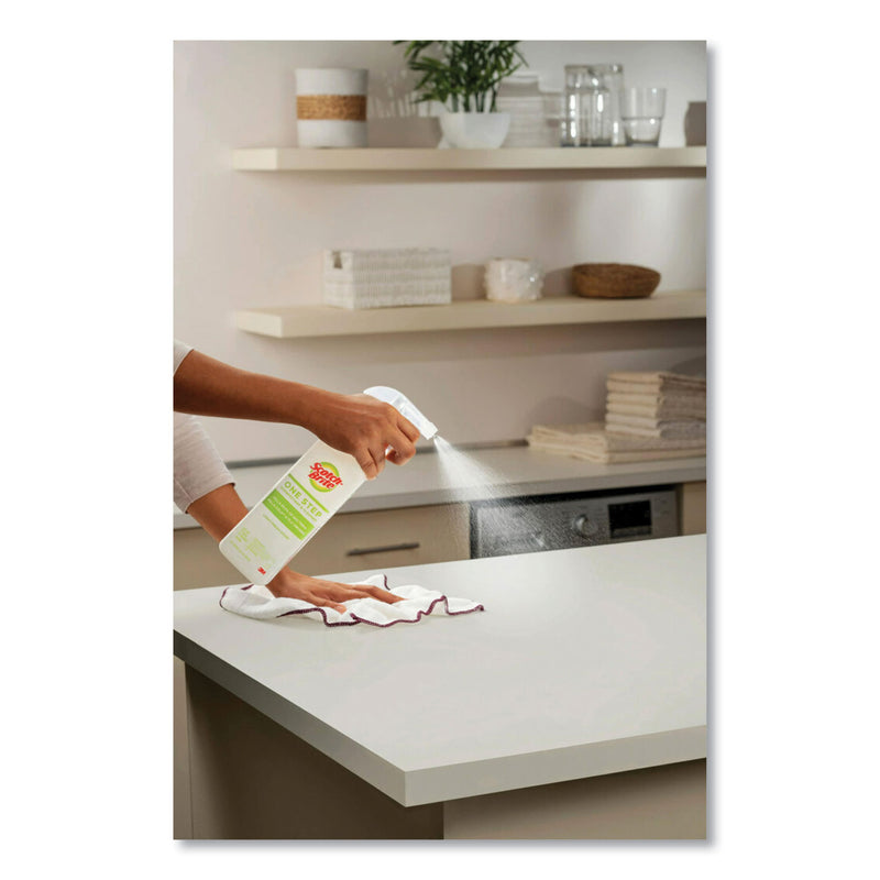 Scotch-Brite One Step Disinfectant and Cleaner, Light Fresh Scent, 28 oz Spray Bottle