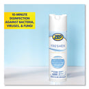 Zep Freshen Disinfectant Spray, Spring Mist, 15.5 oz Aerosol Spray, 12/Carton