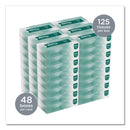 Kleenex Naturals Facial Tissue for Business, Flat Box, 2-Ply, White, 125 Sheets/Box