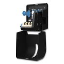Georgia Pacific Hygienic Push-Paddle Roll Towel Dispenser, 13 x 10 x 14.4, Black