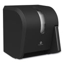 Georgia Pacific Hygienic Push-Paddle Roll Towel Dispenser, 13 x 10 x 14.4, Black