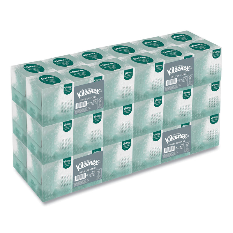 Kleenex Naturals Facial Tissue, 2-Ply, White, 90  Sheets/Box