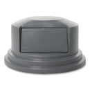 Rubbermaid Round BRUTE Dome Top Lid for 55 gal Waste Containers, 27.25" Diameter, Gray