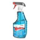 Windex Ammonia-D Glass Cleaner, Fresh, 32 oz Spray Bottle, 8/Carton