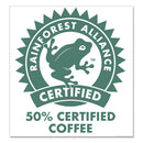 1850 Coffee Fraction Packs, Black Gold, Dark Roast, 2.5 oz Pack, 24 Packs/Carton