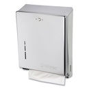 San Jamar C-Fold/Multifold Towel Dispenser, 11.38 x 4 x 14.75, Chrome