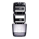 San Jamar Duett Standard Bath Tissue Dispenser, Oceans, 7.5 x 7 x 12.75, Transparent Black Pearl