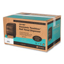 San Jamar Electronic Touchless Roll Towel Dispenser, 11.75 x 9 x 15.5, Black Pearl