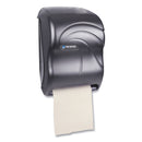 San Jamar Electronic Touchless Roll Towel Dispenser, 11.75 x 9 x 15.5, Black Pearl