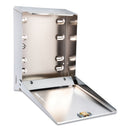 San Jamar C-Fold/Multifold Towel Dispenser, 11.38 x 4 x 14.75, Chrome