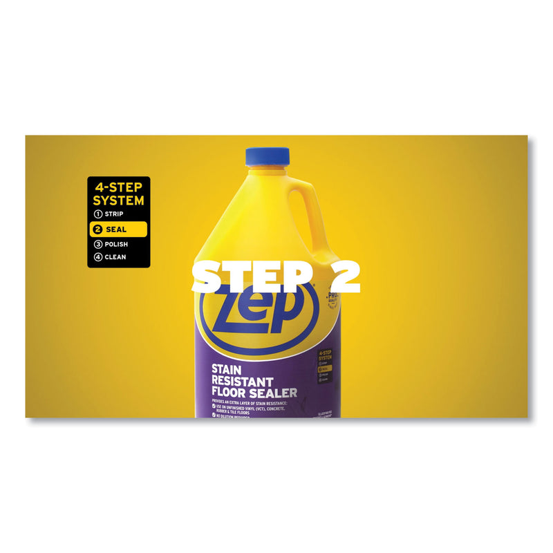 Zep Commercial Stain Resistant Floor Sealer, 1 gal Bottle