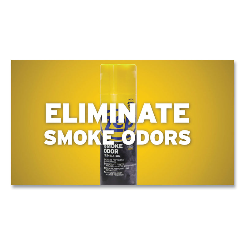 Zep Commercial Smoke Odor Eliminator, Fresh, 16 oz, 12/Carton