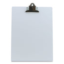 Saunders Free Standing Clipboard, Portrait Orientation, 1" Clip Capacity, Holds 8.5 x 11 Sheets, White