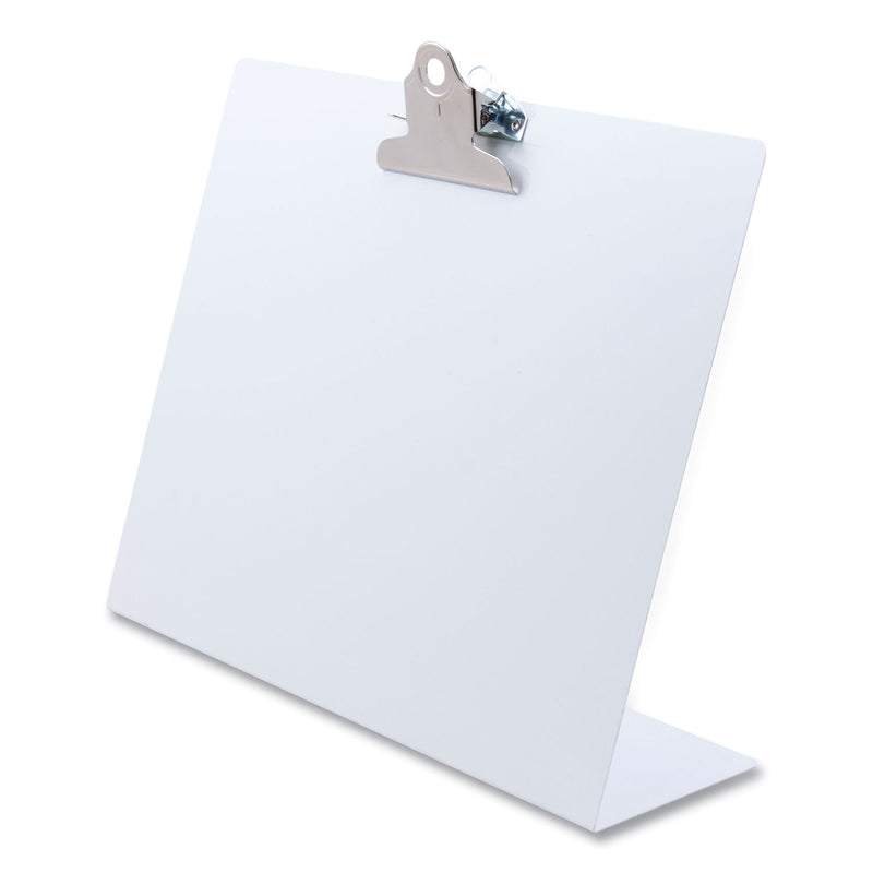 Saunders Free Standing Clipboard, Landscape Orientation, 1" Clip Capacity, Holds 11 x 8.5 Sheets, White
