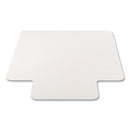 deflecto Antimicrobial Chair Mat, Rectangular, 48 x 36, Clear