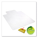 deflecto Antimicrobial Chair Mat, Rectangular, 48 x 36, Clear