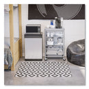 deflecto FashionMat Chair Mat, Rectangular, 35 x 40, Diamonds