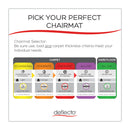 deflecto Antimicrobial Chair Mat, Medium Pile Carpet, 48 x 36, Lipped, Clear