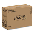 Dart Reliance Mediumweight Cutlery Kit, Knife/Fork/Spoon/Salt/Pepper/Napkin, Black, 250 Kits/Carton