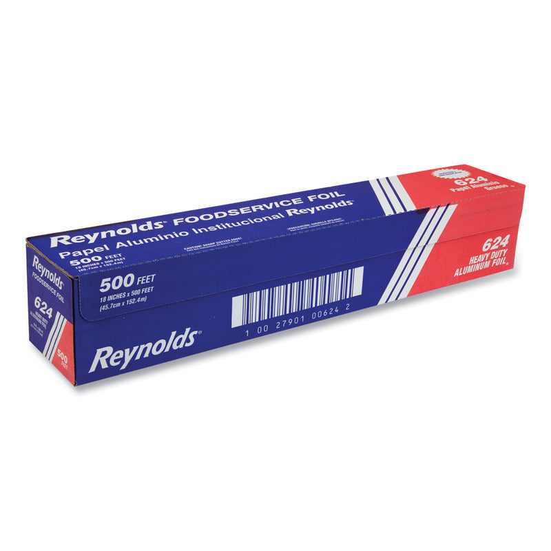 Reynolds Wrap Heavy Duty Aluminum Foil Roll, 18" x 500 ft, Silver