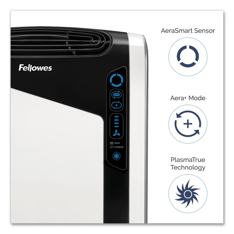 Fellowes AeraMax DX95 Large Room Air Purifier, 600 sq ft Room Capacity, White