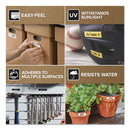 DYMO D1 Durable Labels, 0.5" x 23 ft, White, 6/Pack