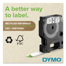 DYMO D1 Durable Labels, 0.5" x 23 ft, White, 6/Pack
