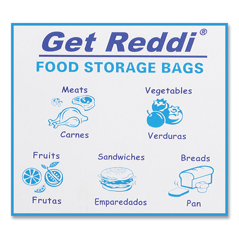 Inteplast Group Food Bags, 8 qt, 0.85 mil, 8" x 18", Clear, 1,000/Carton