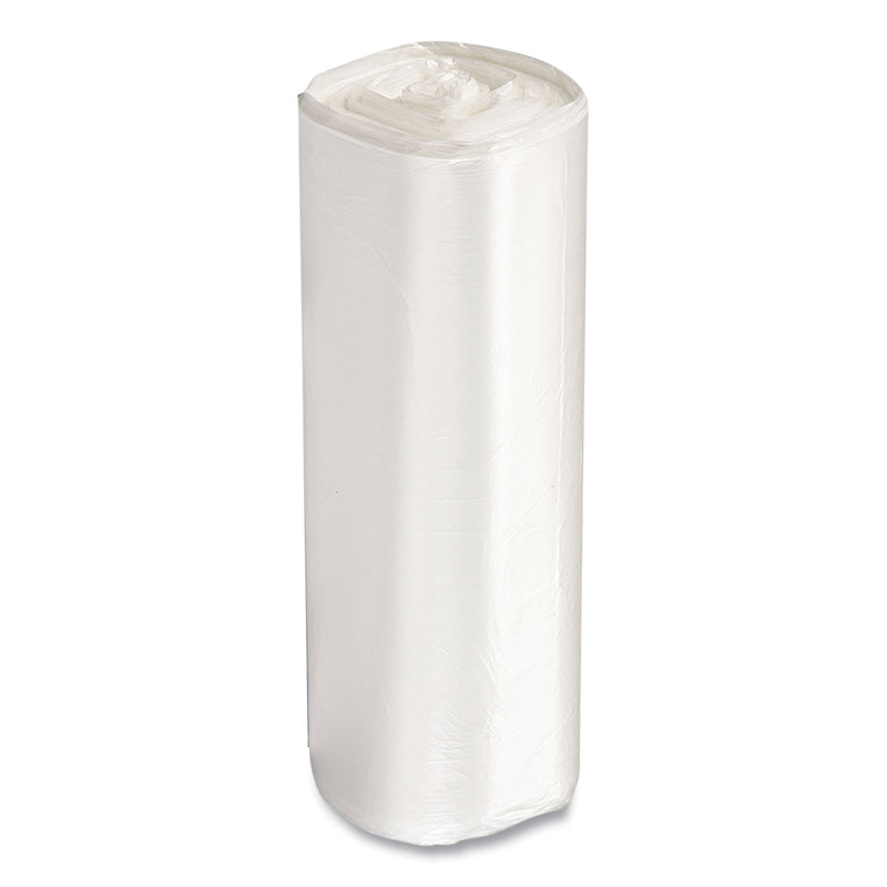 Inteplast Group High-Density Commercial Can Liners Value Pack, 60 gal, 19 microns, 38" x 58", Clear, 150/Carton