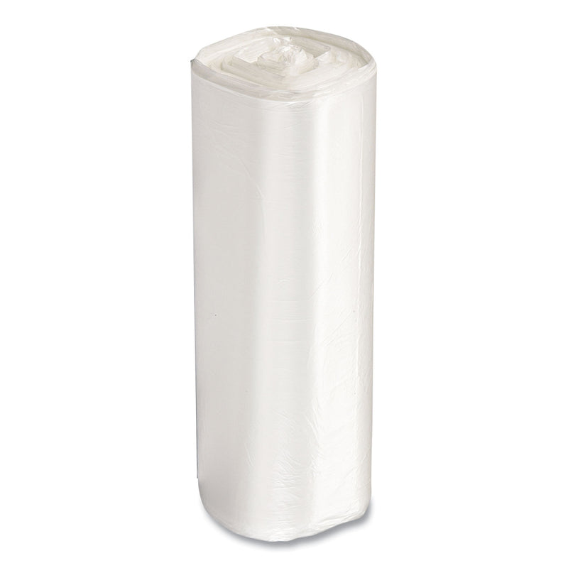 Inteplast Group High-Density Commercial Can Liners Value Pack, 60 gal, 12 microns, 38" x 58", Clear, 200/Carton
