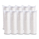Dart Plastic Lids for Foam Cups, Bowls and Containers, Vented, Fits 6-14 oz, White, 100/Pack, 10 Packs/Carton