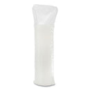 Dart Plastic Lids, Fits 12 oz to 24 oz Hot/Cold Foam Cups, Straw-Slot Lid, White, 100/Pack, 10 Packs/Carton