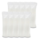 Dart Plastic Lids, Fits 12 oz to 24 oz Hot/Cold Foam Cups, Straw-Slot Lid, White, 100/Pack, 10 Packs/Carton