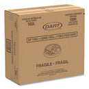 Dart Plastic Lids, Fits 12 oz to 24 oz Hot/Cold Foam Cups, Sip-Thru Lid, White, 100/Pack, 10 Packs/Carton