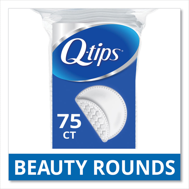 Q-tips Beauty Rounds, 75/Pack, 24 Packs/Carton